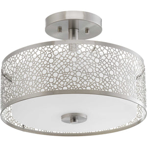 Progress Lighting - P2320-0930K9 - LED Semi-Flush Mount - Mingle Led - Brushed Nickel