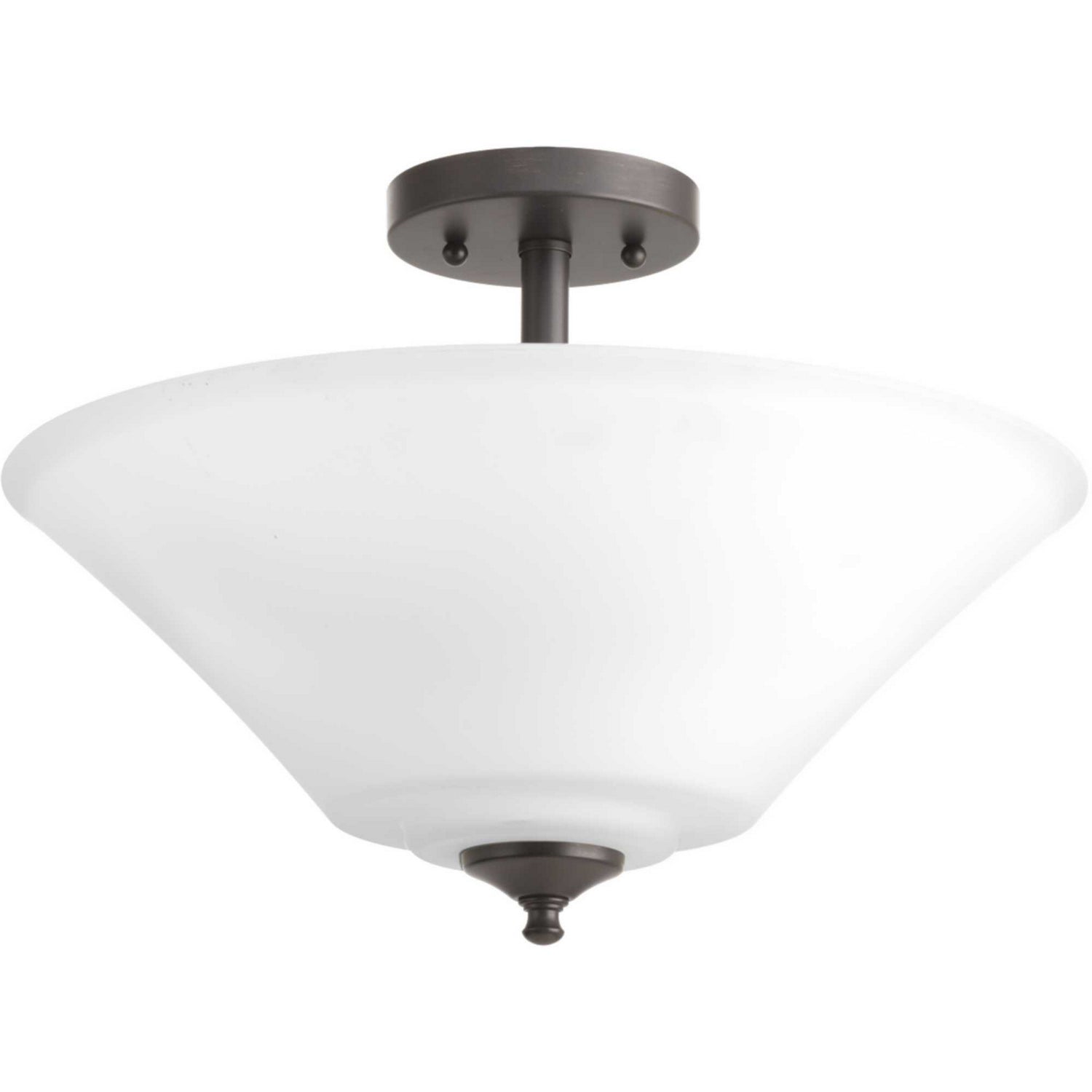 Progress Lighting - P3864-20W - Three Light Semi-Flush Mount - Joy-Bravo - Antique Bronze