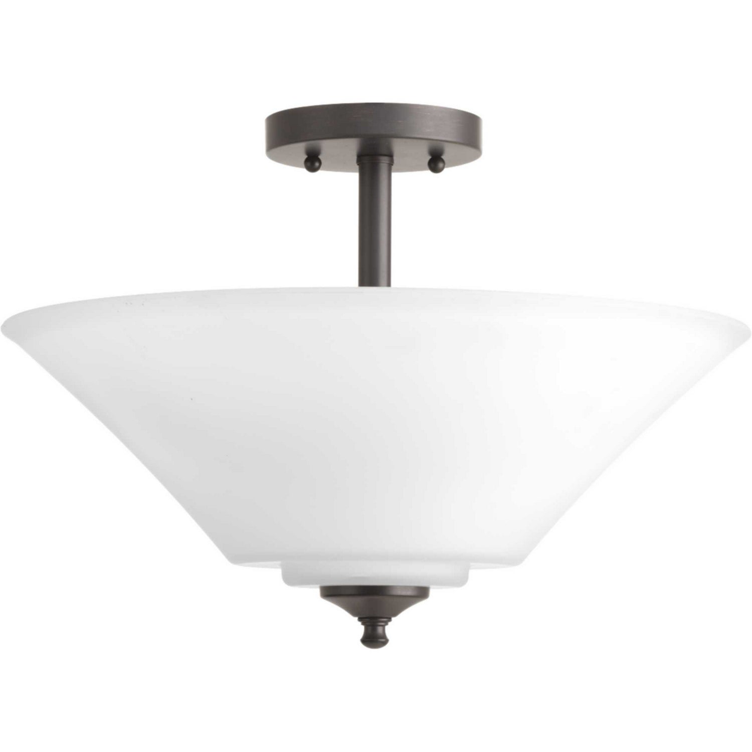 Progress Lighting - P3864-20W - Three Light Semi-Flush Mount - Joy-Bravo - Antique Bronze