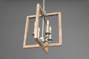 Progress Lighting - P4760-141 - Four Light Chandelier - Turnbury - Galvanized Finish