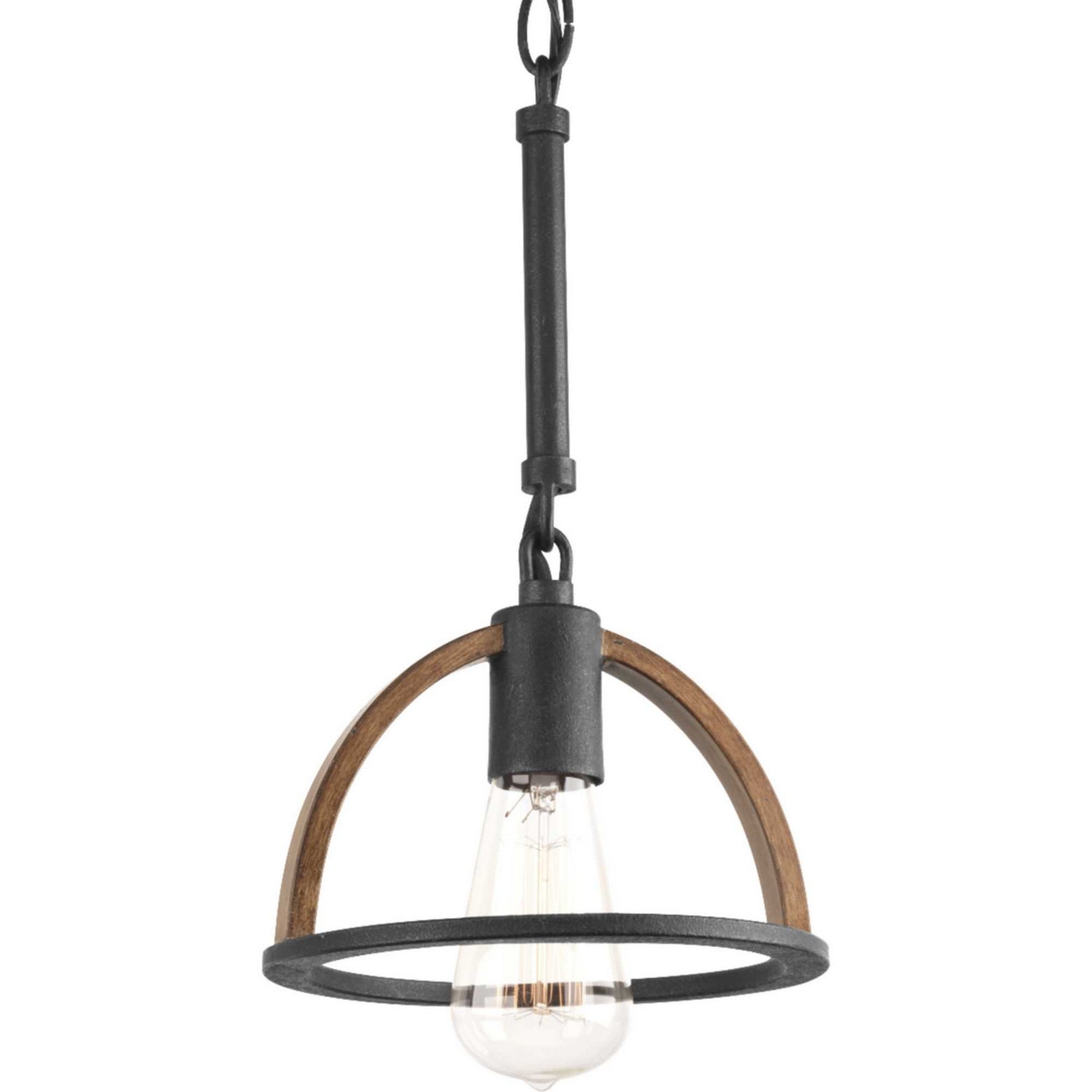 Progress Lighting - P5315-71 - One Light Mini Pendant - Trestle - Gilded Iron