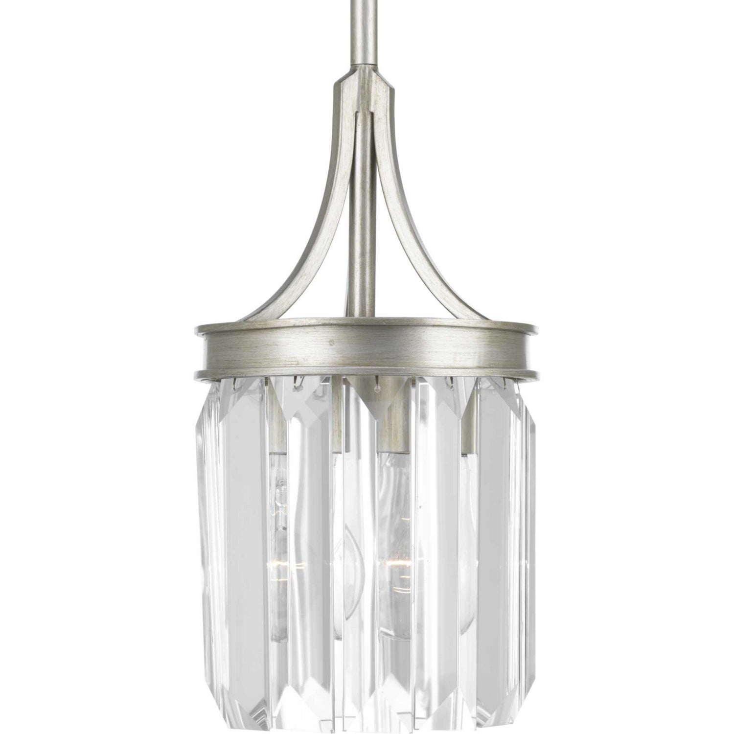 Progress Lighting - P5320-134 - One Light Mini Pendant - Glimmer - Silver Ridge