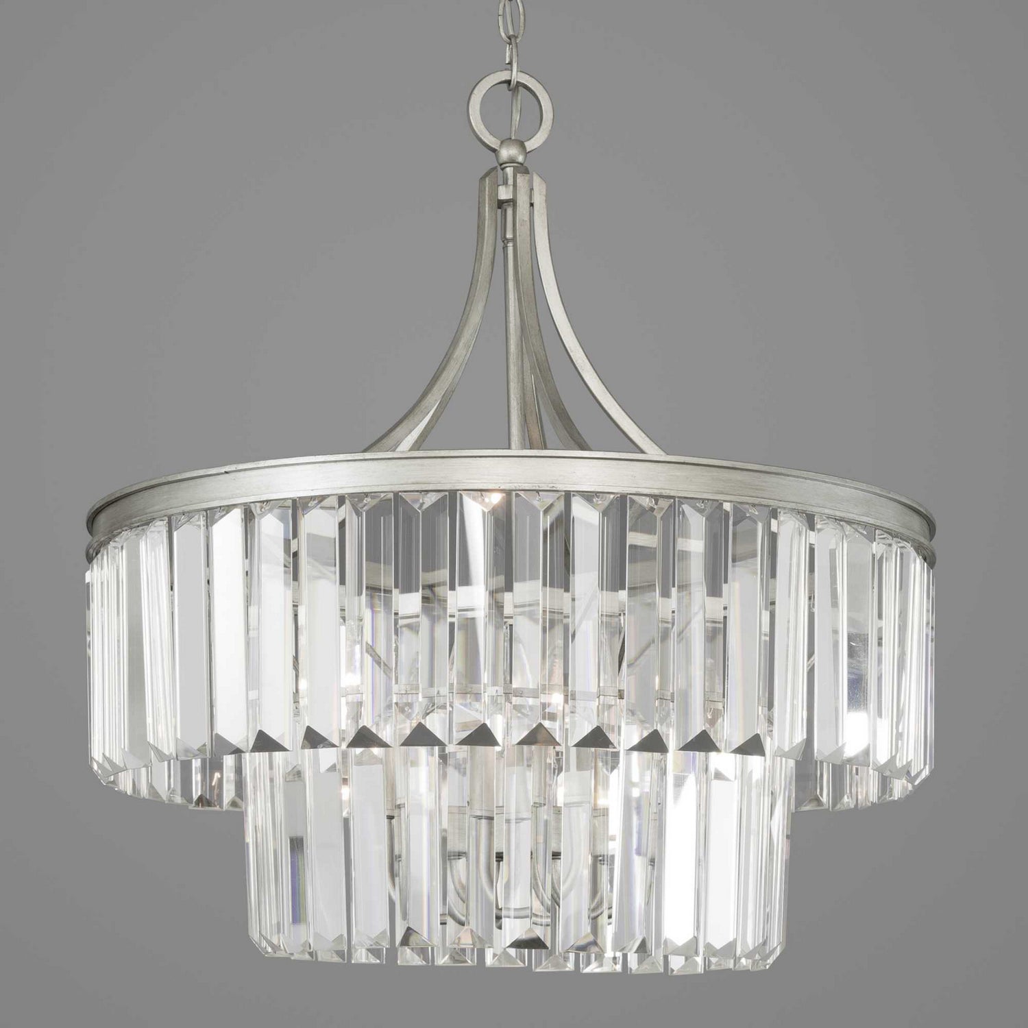 Progress Lighting - P5321-134 - Five Light Pendant - Glimmer - Silver Ridge