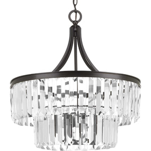 Progress Lighting - P5321-20 - Five Light Pendant - Glimmer - Antique Bronze