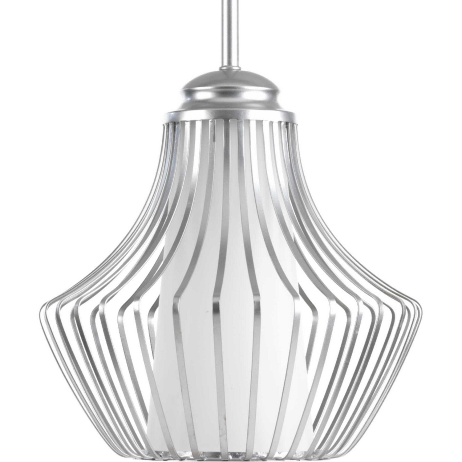 Progress Lighting - P5324-121 - One Light Pendant - Finn - Metallic Silver