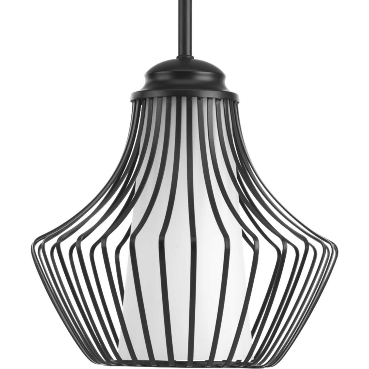 Progress Lighting - P5324-31 - One Light Pendant - Finn - Black