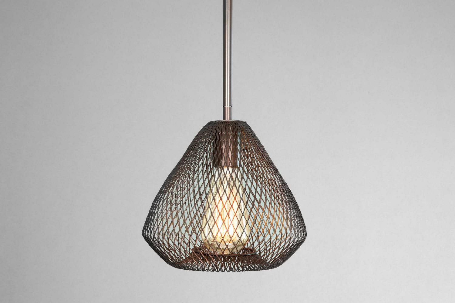 Progress Lighting - P5337-20 - One Light Mini Pendant - Mesh - Antique Bronze