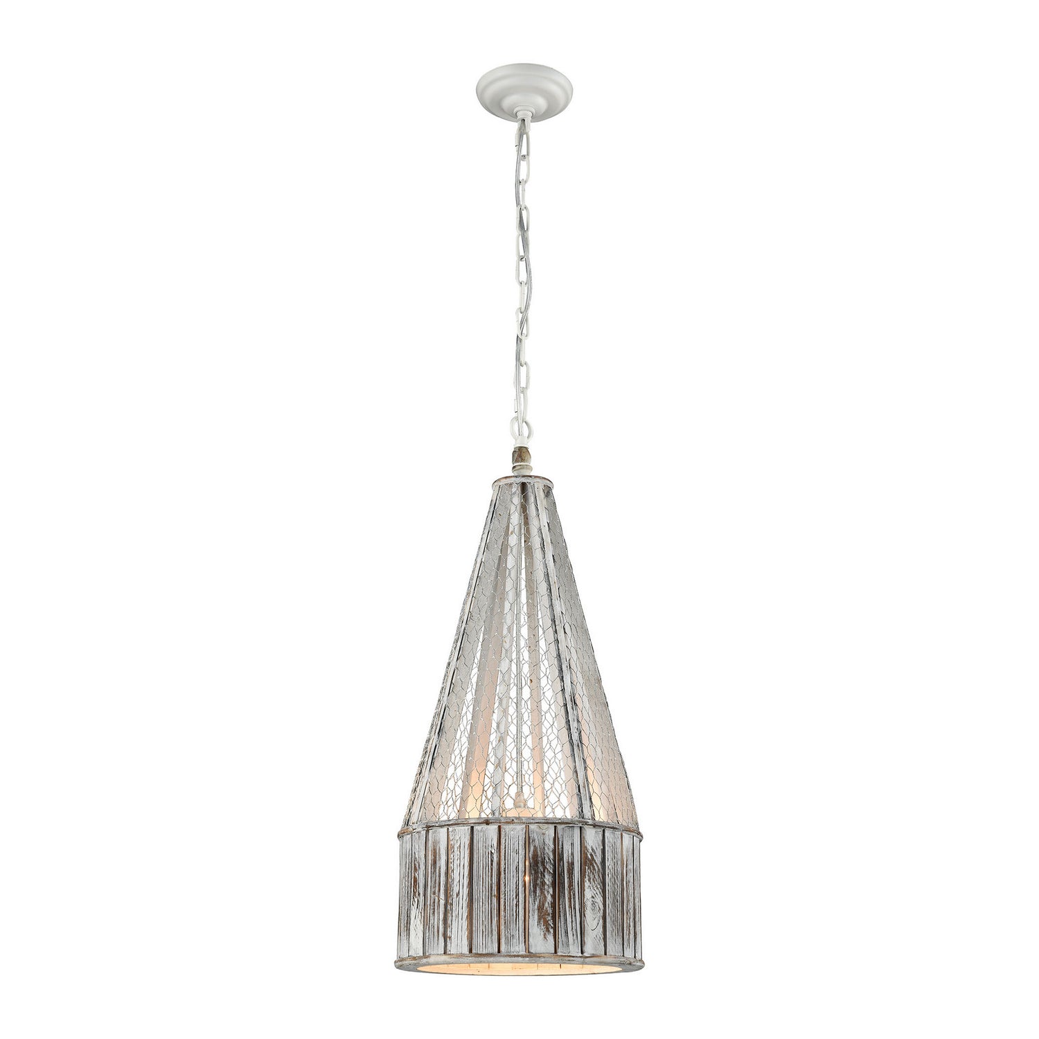 ELK Home - D3106 - One Light Mini Pendant - Pennant Point - Natural