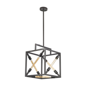 ELK Home - D3207 - Five Light Pendant - Box Tube - Oil Rubbed Bronze