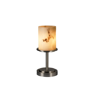 Justice Designs - CLD-8798-10-NCKL - One Light Table Lamp - Clouds - Brushed Nickel