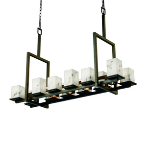 Justice Designs - FAL-8620-15-DBRZ - 17 Light Chandelier - LumenAria - Dark Bronze