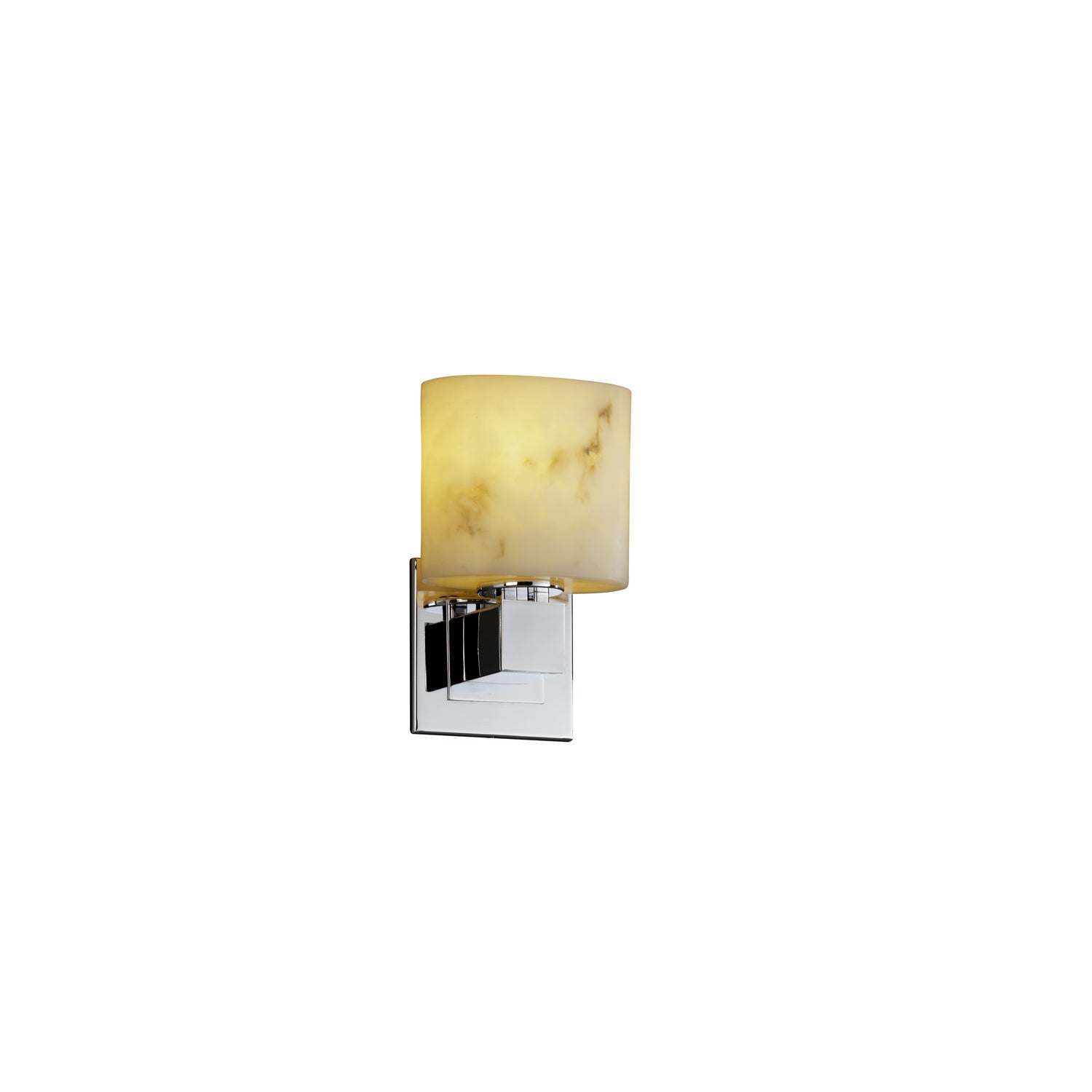 Justice Designs - FAL-8707-30-CROM - One Light Wall Sconce - LumenAria - Polished Chrome