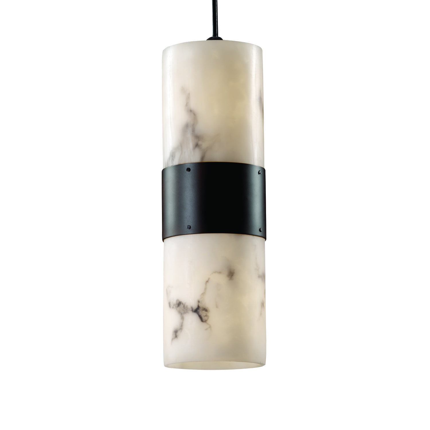 Justice Designs - FAL-8759-10-MBLK - Two Light Pendant - LumenAria - Matte Black