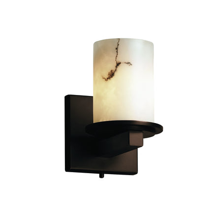 Justice Designs - FAL-8771-10-DBRZ - One Light Wall Sconce - LumenAria - Dark Bronze