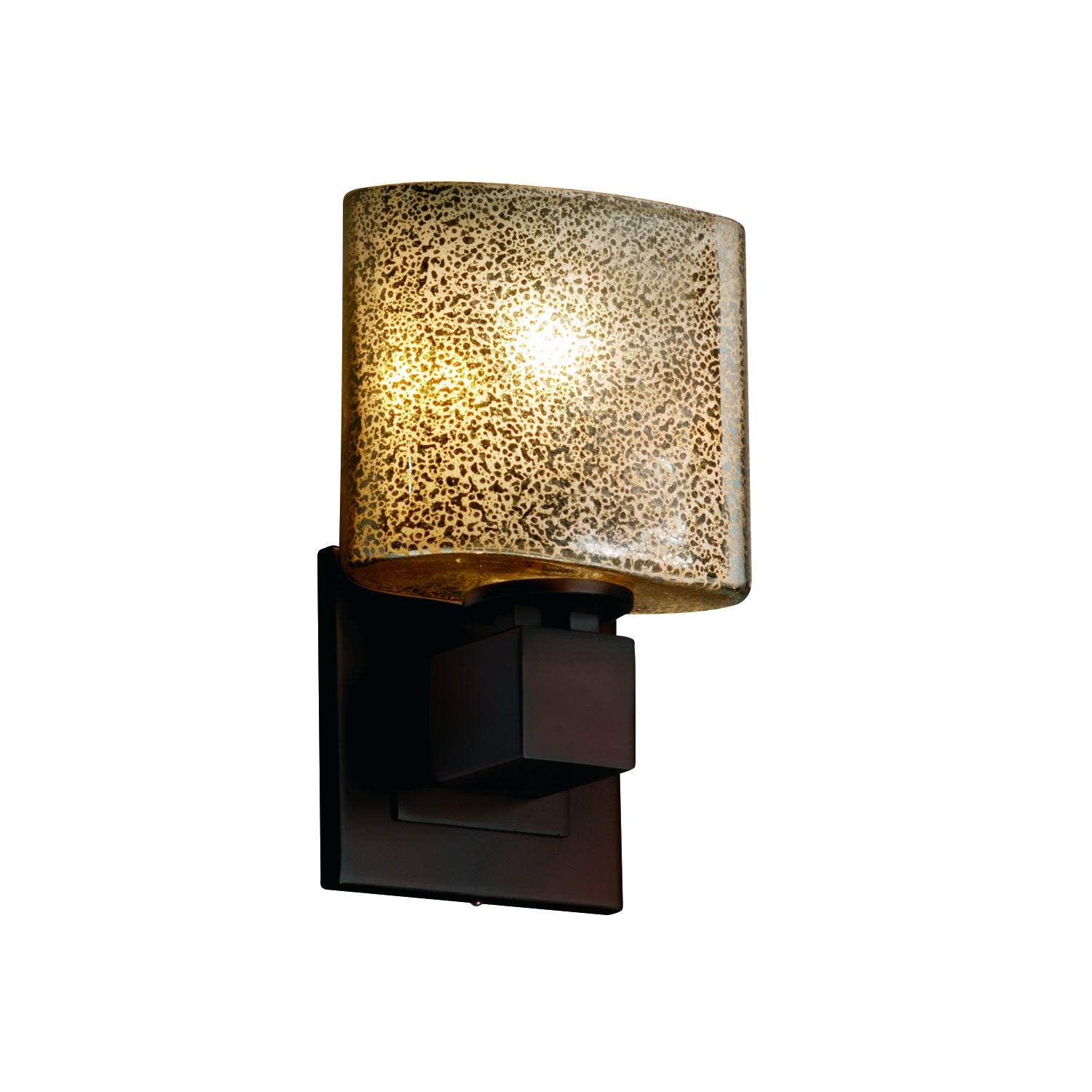 Justice Designs - FSN-8707-30-MROR-DBRZ - One Light Wall Sconce - Fusion - Dark Bronze