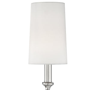 Crystorama - 2241-PN - One Light Wall Sconce - Sylvan - Polished Nickel