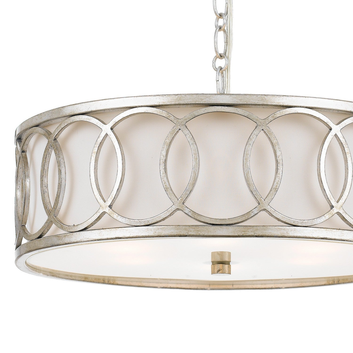 Crystorama - 287-SA - Six Light Chandelier - Graham - Antique Silver