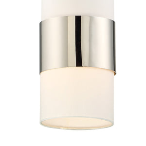 Crystorama - 290-PN - One Light Pendant - Grayson - Polished Nickel