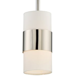 Crystorama - 290-PN - One Light Pendant - Grayson - Polished Nickel