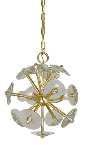 Framburg - 4814 PB - Four Light Chandelier - Apogee - Polished Brass