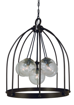 Framburg - 4836 MB - Six Light Chandelier - Jupiter - Mahogany Bronze