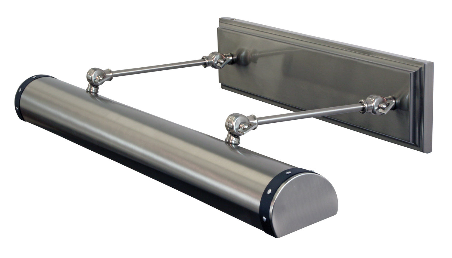 House of Troy - DST30-SNBLK - Four Light Picture Light - Steamer - Satin Nickel w/Black