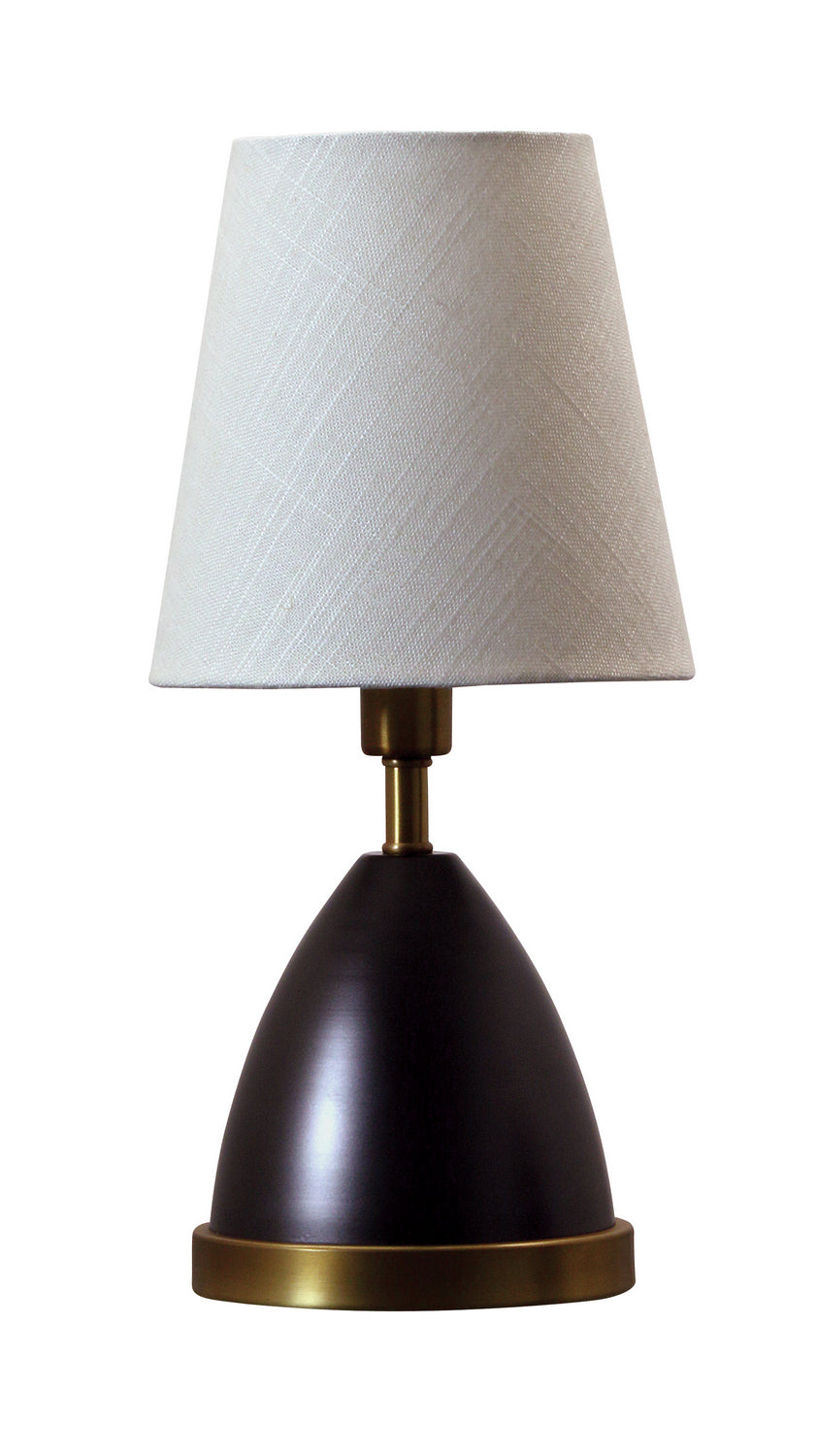 House of Troy - GEO211 - One Light Table Lamp - Geo - Mahogany Bronze with Weathered Brass Accents