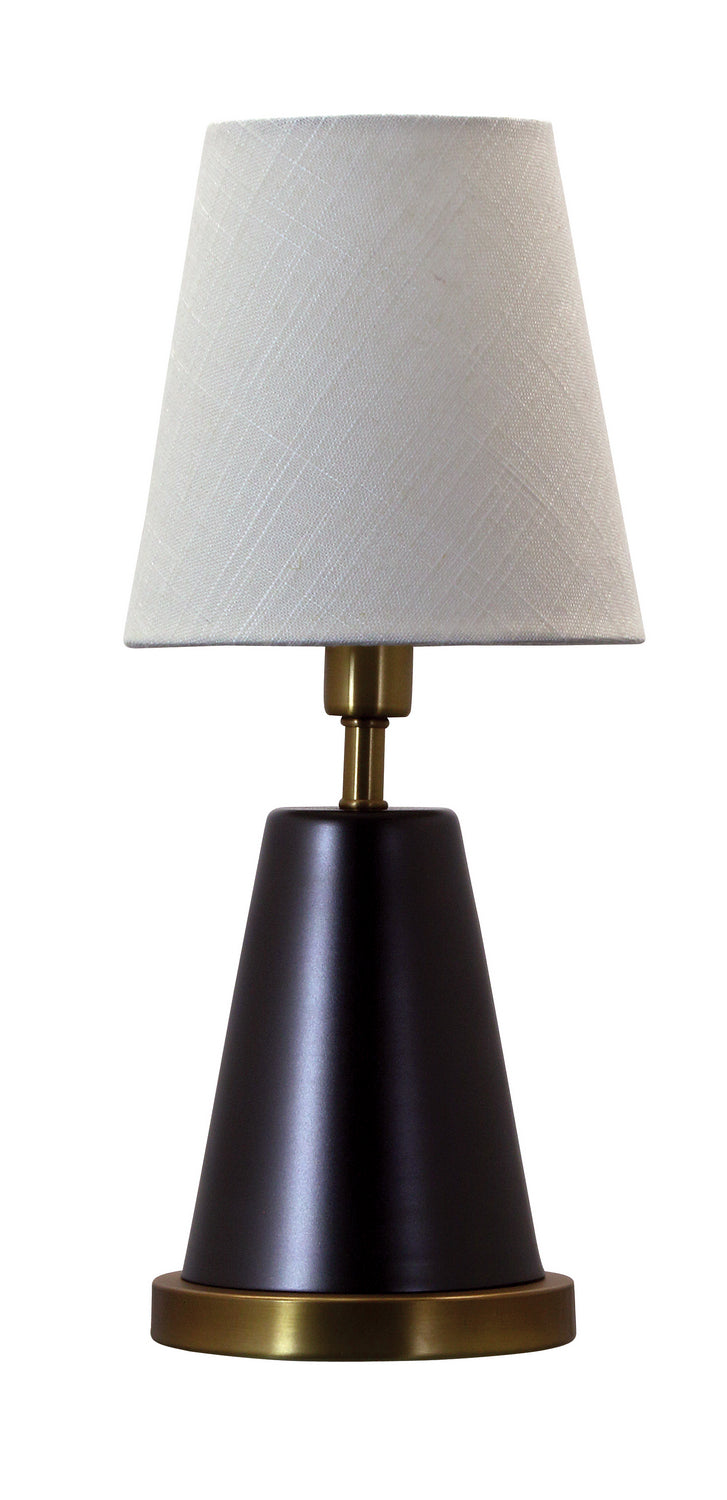 House of Troy - GEO411 - One Light Table Lamp - Geo - Mahogany Bronze with Weathered Brass Accents