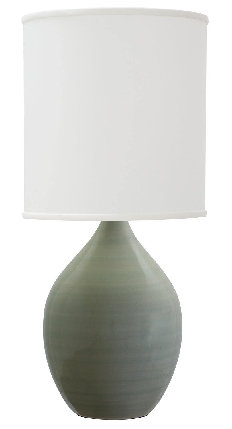 House of Troy - GS201-CG - One Light Table Lamp - Scatchard - Celadon