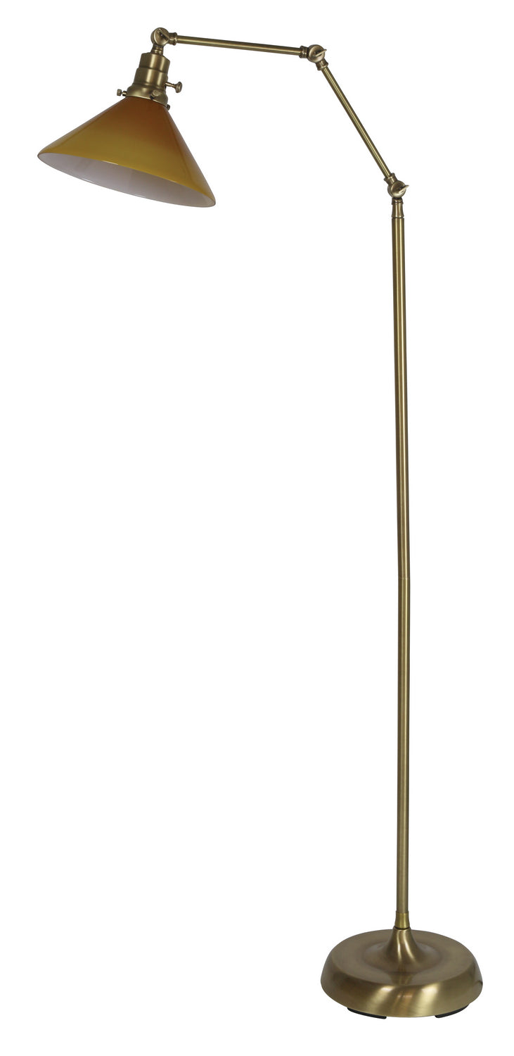 House of Troy - OT600-AB-AM - One Light Floor Lamp - Otis - Antique Brass