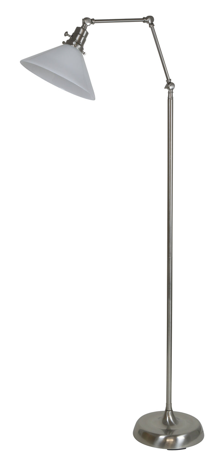 House of Troy - OT600-SN-WT - One Light Floor Lamp - Otis - Satin Nickel