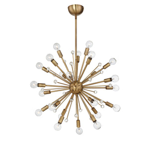 Savoy House - 7-6099-24-322 - 24 Light Chandelier - Galea - Warm Brass