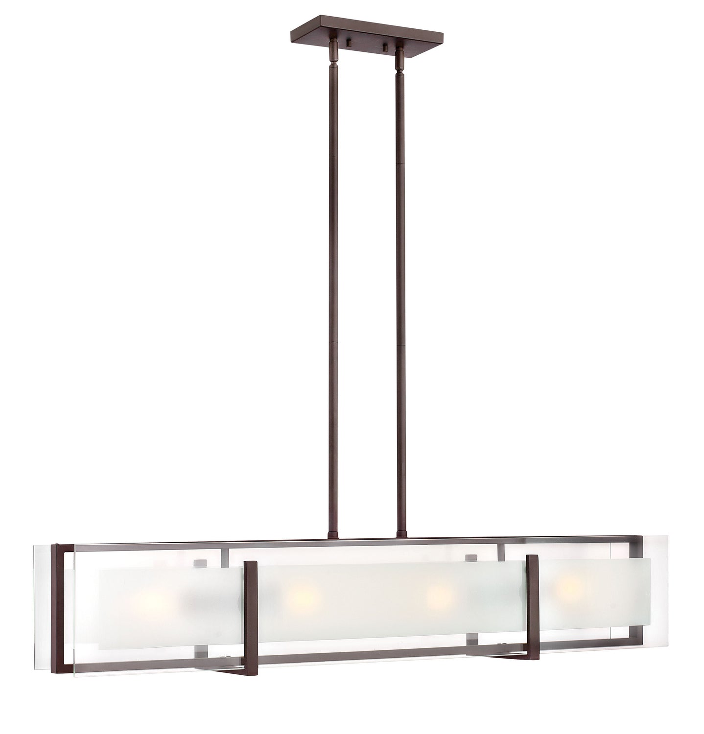 Hinkley - 3996OZ - LED Linear Chandelier - Latitude - Oil Rubbed Bronze