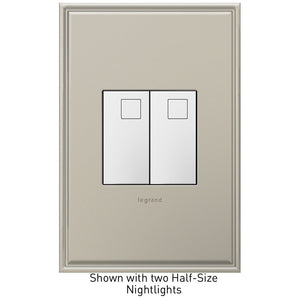Legrand - AANLM14 - Night Light, Half-Size - adorne - White