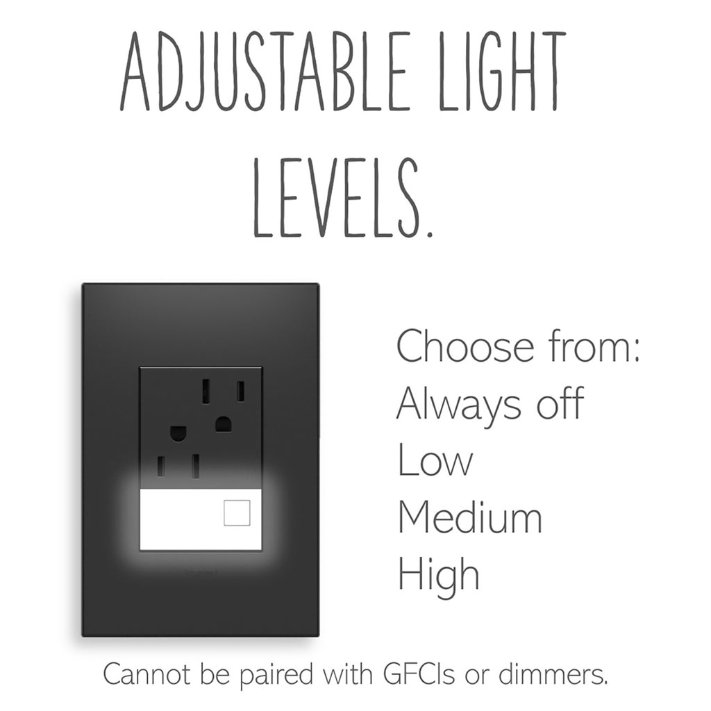 Legrand - AANLM14 - Night Light, Half-Size - adorne - White