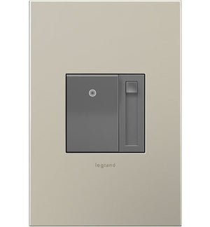 Legrand - ADPD4FBL3P2M4 - 0-10V Paddle Dimmer with Microban - adorne - Magnesium
