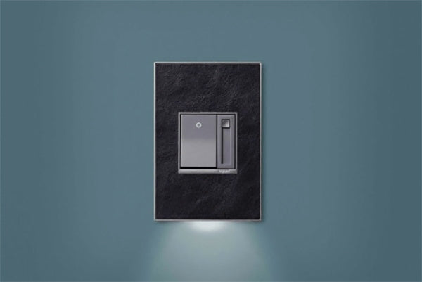 Legrand - ADPD4FBL3P2M4 - 0-10V Paddle Dimmer with Microban - adorne - Magnesium