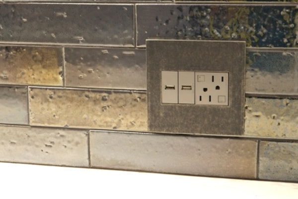 Legrand - AGFTR2152M4 - Tamper-Resistant 15A Duplex Self-Test GFCI Receptacles - adorne - Magnesium
