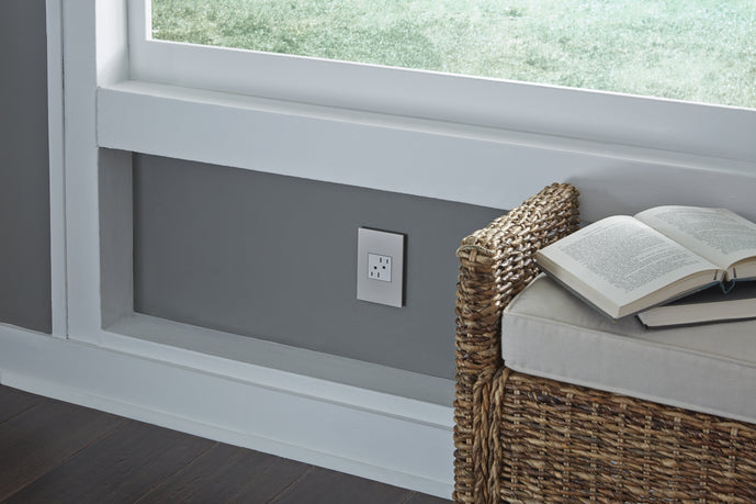 Legrand - ARTR152W4 - 15A Dual Tamper-Resistant Outlet - adorne - White