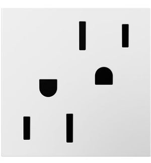 Legrand - ARTR152W4 - 15A Dual Tamper-Resistant Outlet - adorne - White