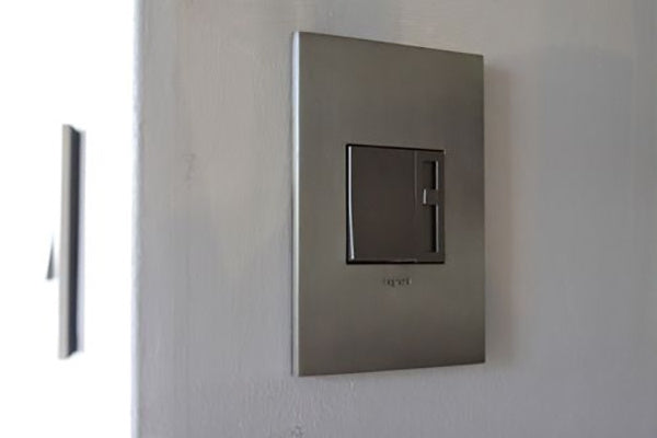Legrand - ASPD1532M277 - 277V Paddle Switch with Microban - adorne - Magnesium