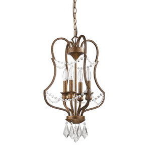 Acclaim Lighting - IN11036R - Four Light Chandelier - Gianna - Russet