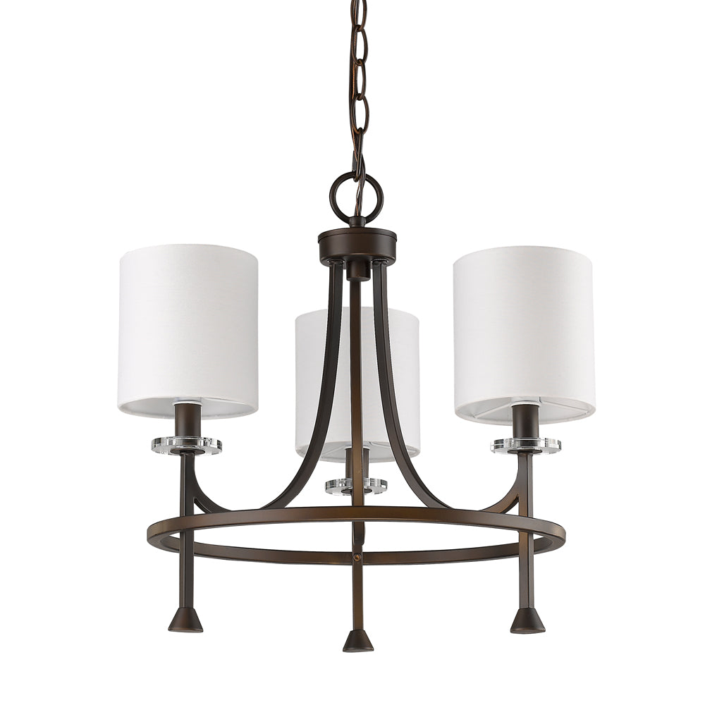 Acclaim Lighting - IN11041ORB - Three Light Chandelier - Kara - Oil Rubbed Bronze