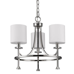 Acclaim Lighting - IN11041PN - Three Light Chandelier - Kara - Polished Nickel