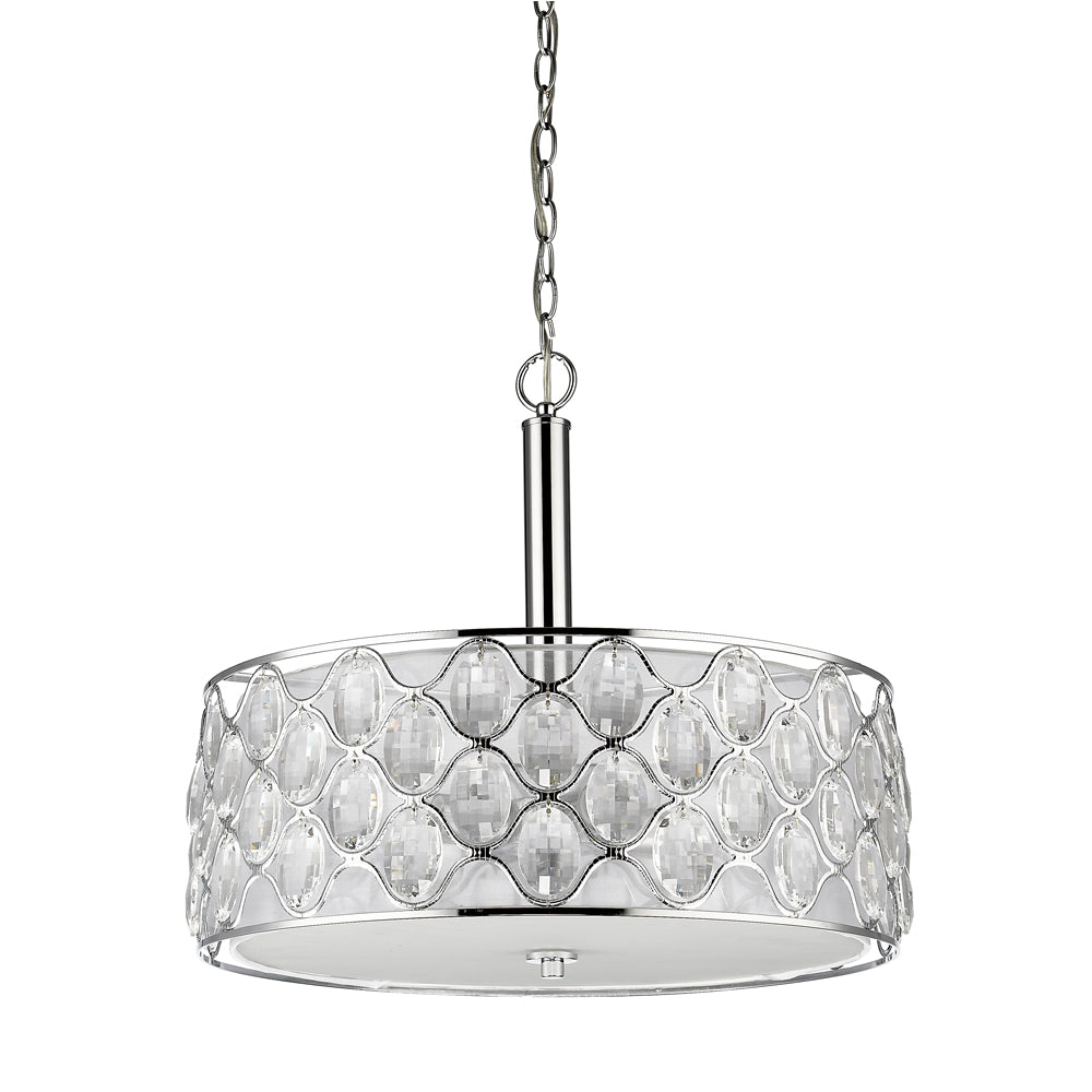 Acclaim Lighting - IN11086PN - Four Light Pendant - Isabella - Polished Nickel