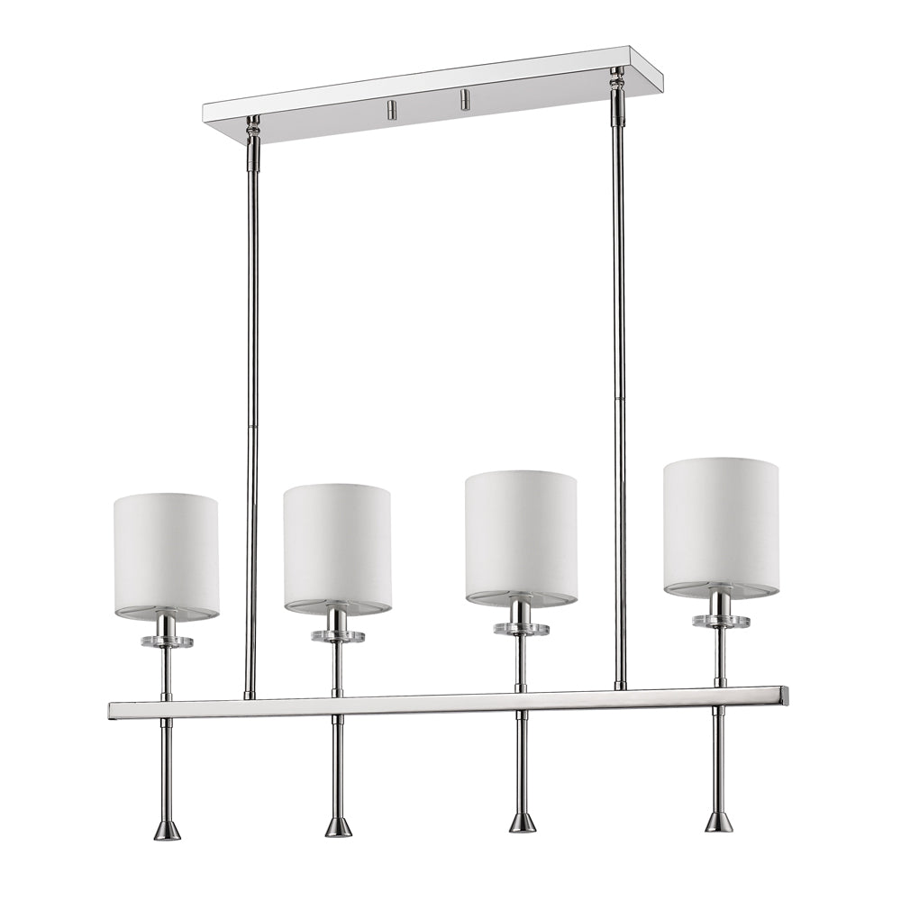 Acclaim Lighting - IN21042PN - Four Light Island Pendant - Kara - Polished Nickel