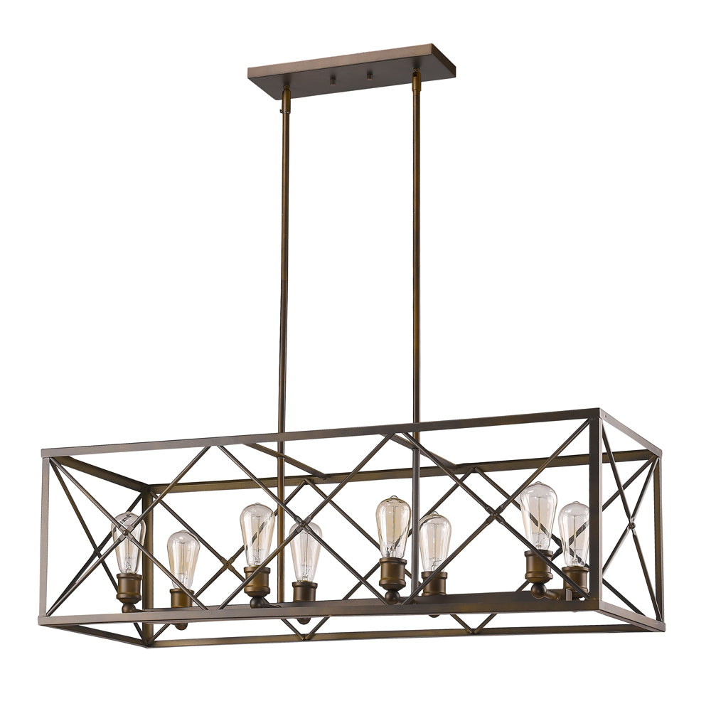 Acclaim Lighting - IN21123ORB - Eight Light Island Pendant - Brooklyn - Oil Rubbed Bronze