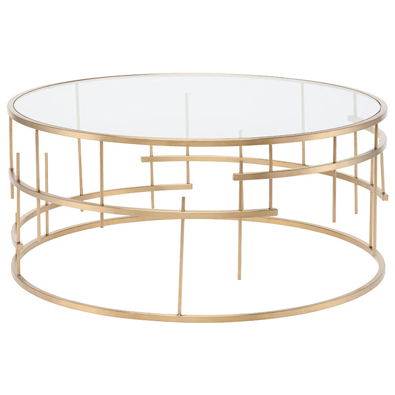 Nuevo - HGDE159 - Coffee Table - Tiffany - Gold