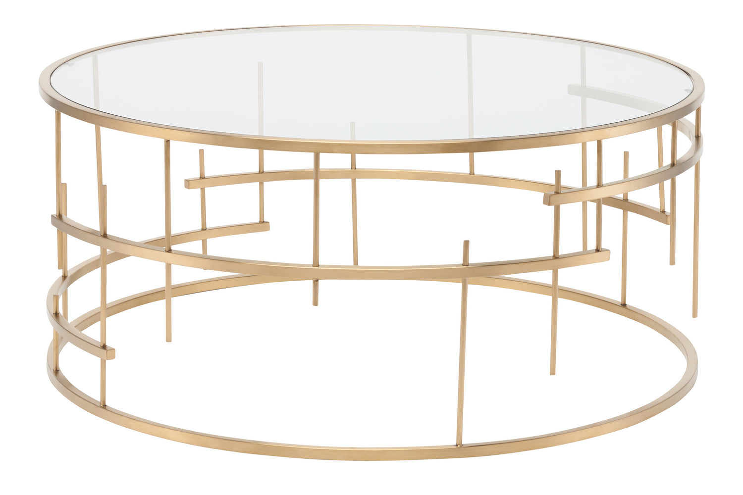 Nuevo - HGDE159 - Coffee Table - Tiffany - Gold