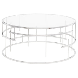 Nuevo - HGDE217 - Coffee Table - Tiffany - Silver